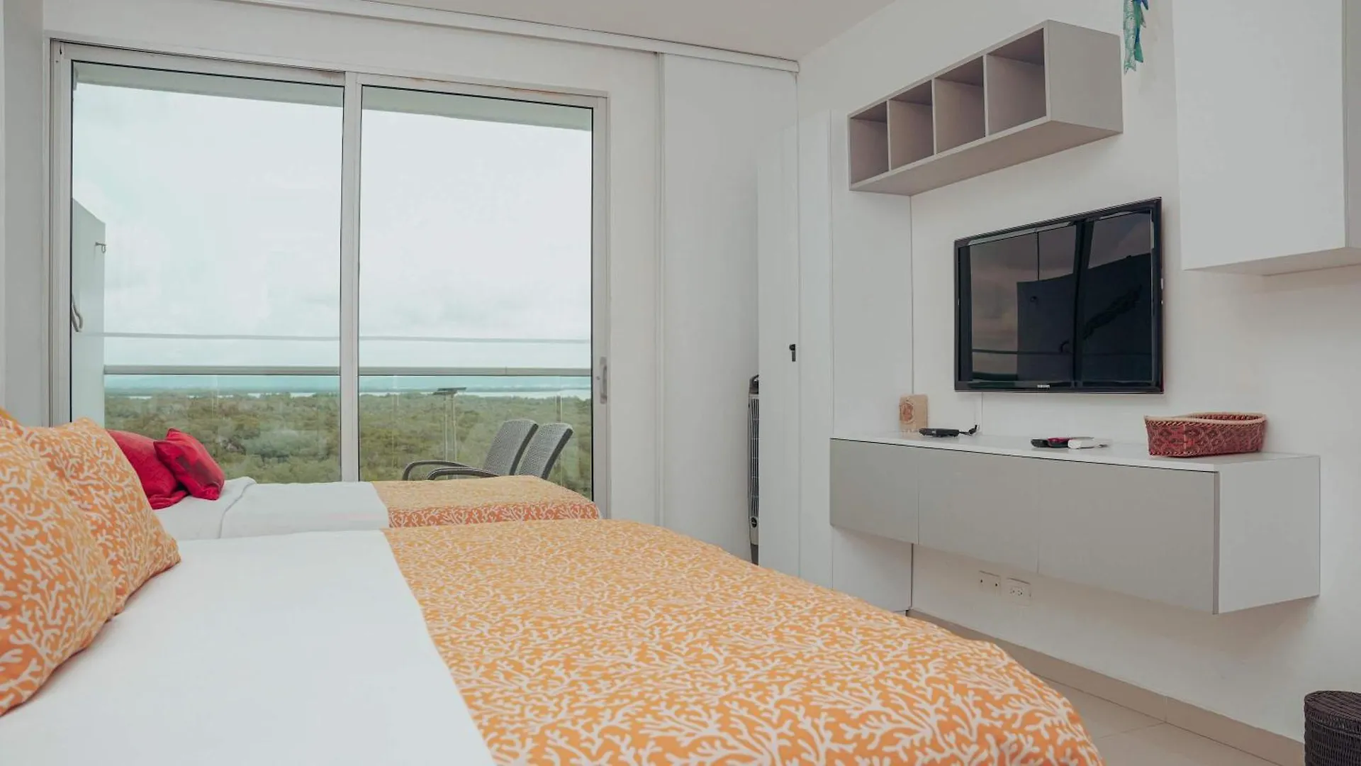 Apartamento Moderno Con Acceso A La Playa En Morros Cartagena Colombia
